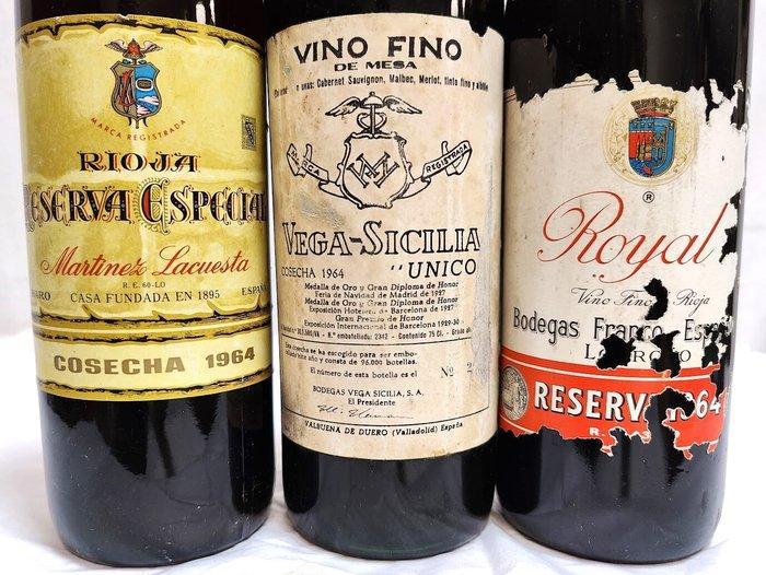 1964 Vega Sicilia, Único & Martínez Lacuesta, special resrve, Verzamelen, Wijnen