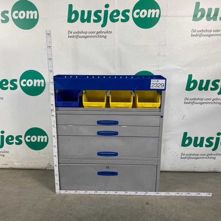 Sortimo staal alu gebruikte bedrijfswagen inrichting (nr 232, Autos : Pièces & Accessoires, Autres pièces automobiles, Envoi