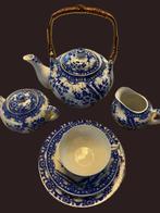 Sometsuke - Theeservies (22) - Beenderporselein - Nippon