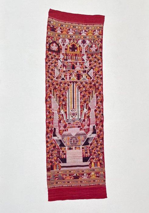 Rideau de porte / Écharpe d’épaule - Phaa Phii Mon - Tai, Antiek en Kunst, Kunst | Niet-Westerse kunst