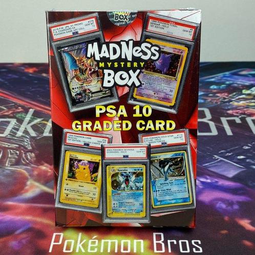 Pokémon Box - Madness Mystery Box PSA 10 - Graded Card, Hobby en Vrije tijd, Verzamelkaartspellen | Pokémon