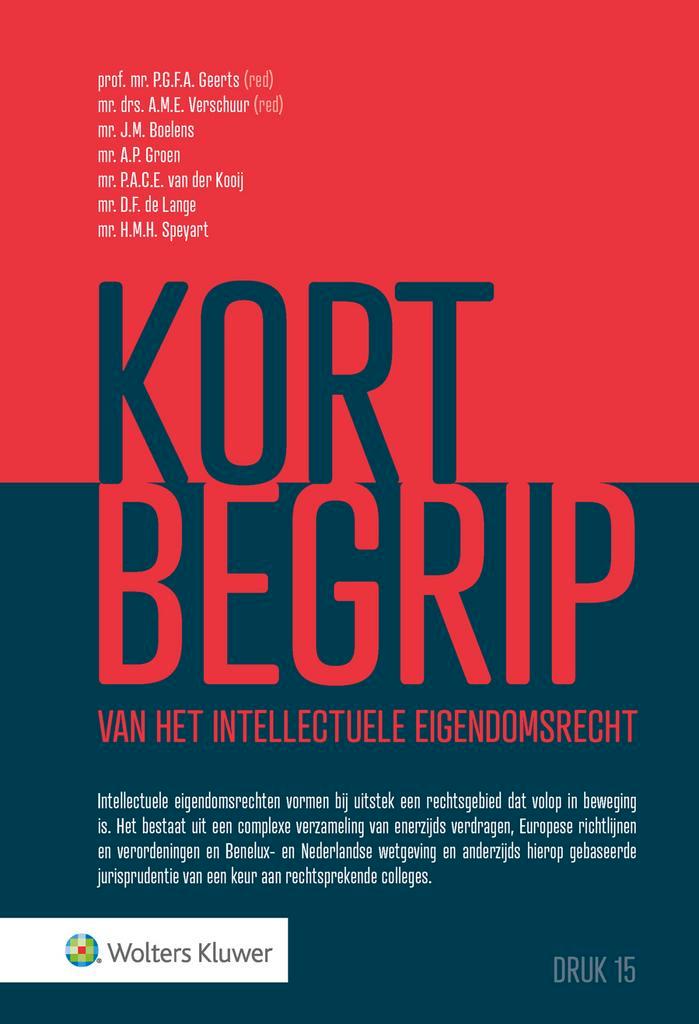 Kort begrip van het intellectuele eigendomsrecht, Livres, Science, Envoi