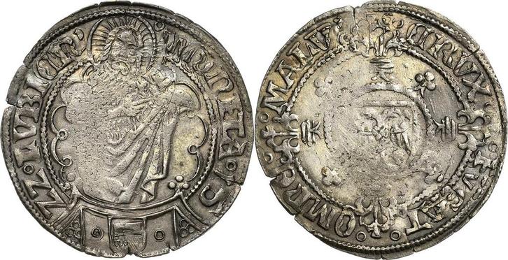 Doppelschilling 1522 Luebeck-stadt, Timbres & Monnaies, Monnaies | Europe | Monnaies non-euro, Envoi