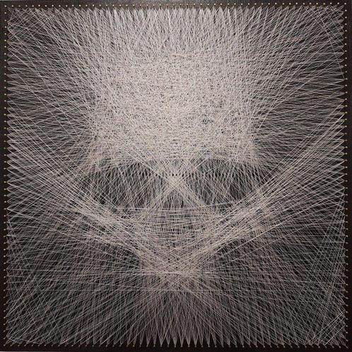 Lio.N.art - Spectral String - 50*50, Antiek en Kunst, Kunst | Schilderijen | Modern
