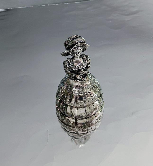 Decoratieve bel - Weinranck & Schmidt, Hanau - Duitsland -, Antiek en Kunst, Antiek | Zilver en Goud