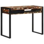 vidaXL Bureau 100x50x75 cm massief gerecycled hout, Huis en Inrichting, Verzenden, Nieuw
