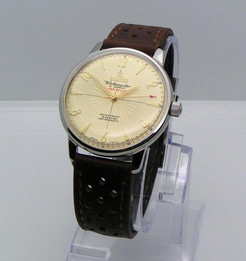 Atlantic Worldmaster Super De Luxe - cal. UNITAS 6300(N) -, Handtassen en Accessoires, Horloges | Heren
