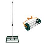 2-in-1 Verticuteer- en Gazonvlakker Set van 50 cm - Groen, Verzenden, Nieuw