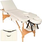 tectake Massagetafel 3 zones met vulling en houten frame - b, Sport en Fitness, Verzenden, Nieuw