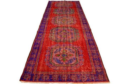 Vintage loper - Vloerkleed - 127 cm - 376 cm, Huis en Inrichting, Stoffering | Tapijten en Vloerkleden