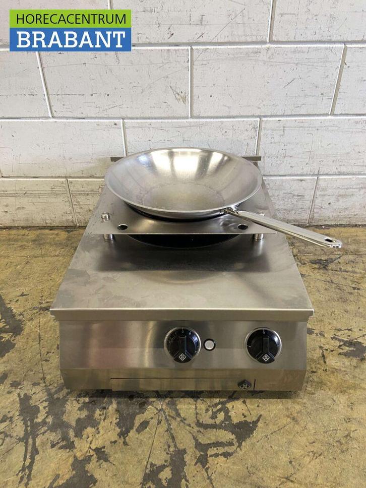 RVS MKN Inductie wok kookplaat 5 kW 400V Horeca, Zakelijke goederen, Horeca | Keukenapparatuur, Ophalen of Verzenden