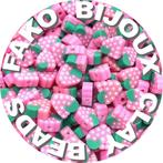 Fako Bijoux® - Klei Kralen Framboos - Figuurkralen -, Verzenden, Nieuw