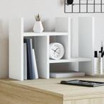 vidaXL Bureau organiser 34,5x15,5x35,5 cm bewerkt hout wit, Verzenden