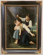 T. Acherman (XX), da William-Adolphe Bouguereau - Nel bosco, Antiek en Kunst, Kunst | Schilderijen | Klassiek