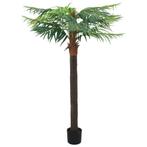 vidaXL Kunstboom met pot phoenixpalm 215 cm groen, Huis en Inrichting, Woonaccessoires | Kunstplanten en Kunstbloemen, Verzenden