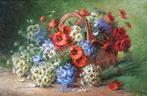 Gaston Corbier (1869-1945) - Bouquet of flowers in a basket
