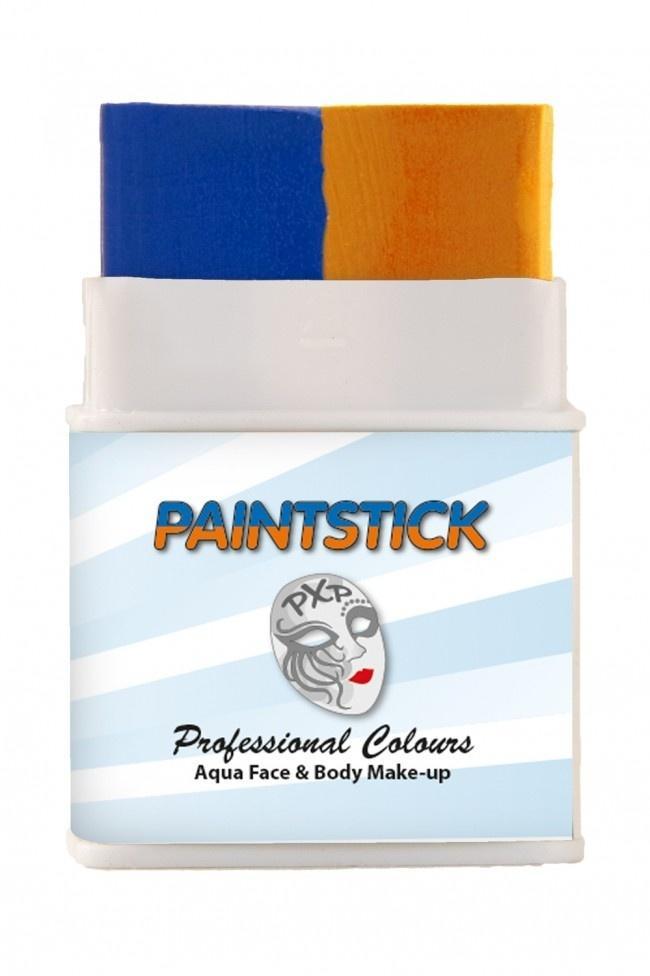 PXP Schmink Stift Blauw/Oranje 7gr, Hobby en Vrije tijd, Feestartikelen, Nieuw, Verzenden