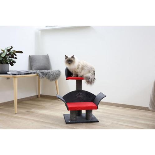Arbre à chat lounge deluxe 70cm, gris-rouge - kerbl, Dieren en Toebehoren, Katten-accessoires