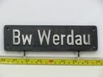 Lokschild BW Werdau (Spoorwegen 1:1), Ophalen of Verzenden, Overige typen
