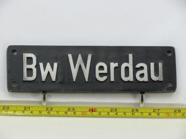 Lokschild BW Werdau (Spoorwegen 1:1), Collections, Trains & Trams, Enlèvement ou Envoi