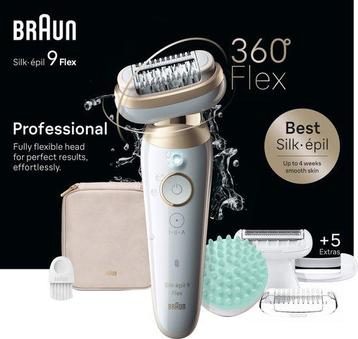 Braun Silk·épil 9 Flex - Epilator met Ladyshave opzetstuk. beschikbaar voor biedingen