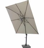 4 Seasons Outdoor Siesta PREMIUM parasol 300 x 300 cm taupe,, Tuin en Terras, Nieuw