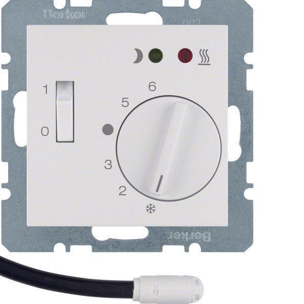 Thermostat de sol Hager Berker avec interrupteur à contact -, Bricolage & Construction, Ventilation & Extraction, Envoi