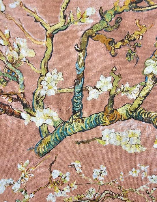 Weefsel Van Gogh Art Nouveau bloemachtig Mandorlo in fiore, Antiek en Kunst, Antiek | Tapijten, Tafelkleden en Textiel