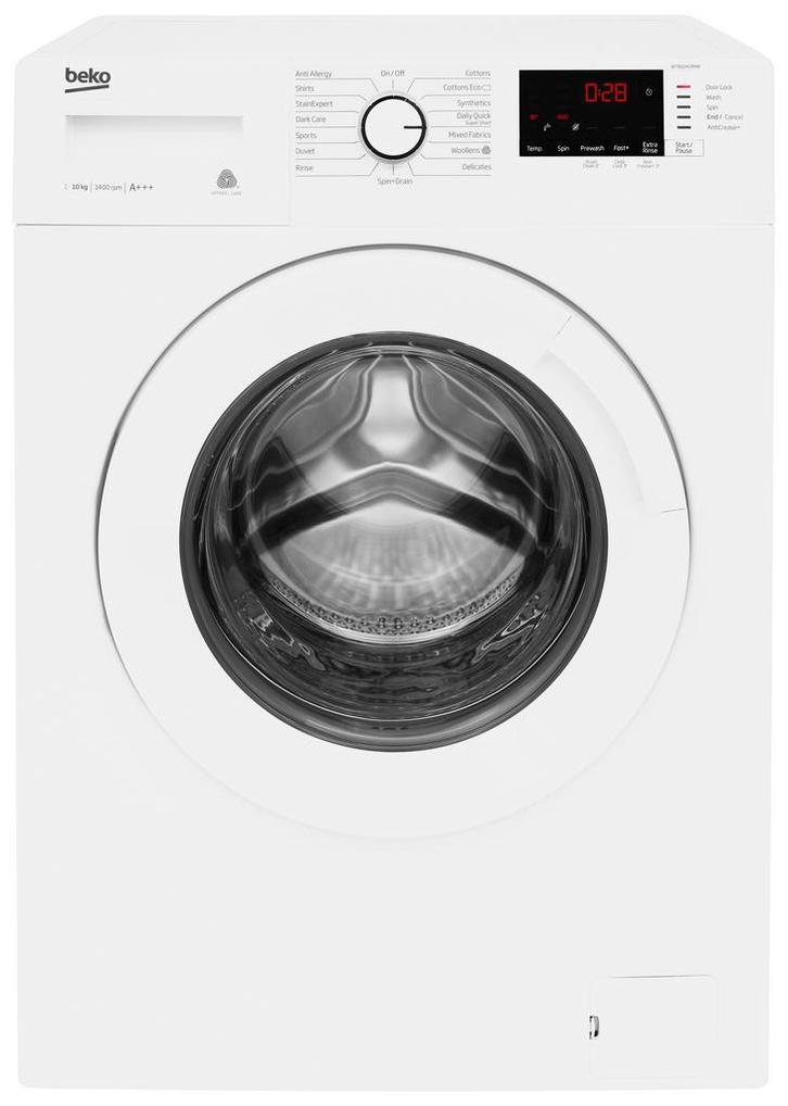 Beko WTB1041R4W - Wasmachine - 10 kg - 1400 tpm -, Elektronische apparatuur, Wasmachines, Ophalen of Verzenden