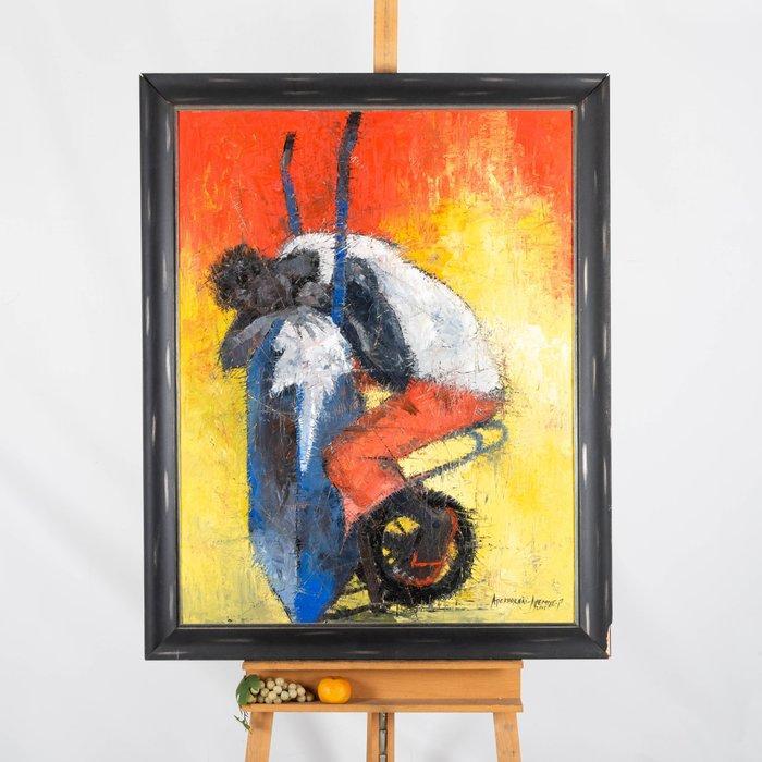 Pauly Apekhokhai-Apemiye - Siesta energy, Antiquités & Art, Art | Peinture | Moderne