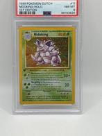 Pokémon - 1 Graded card - Nidoking base 1st edition - PSA 8, Nieuw