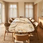 Patagonia Kwartsiet Eetkamertafel  Deens Ovaal 220x90, Nieuw