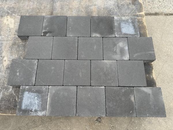Veiling - 50 M2 Betontegel Recto Plus Titan 15x15x6 Cm, Tuin en Terras, Tegels en Klinkers, Nieuw