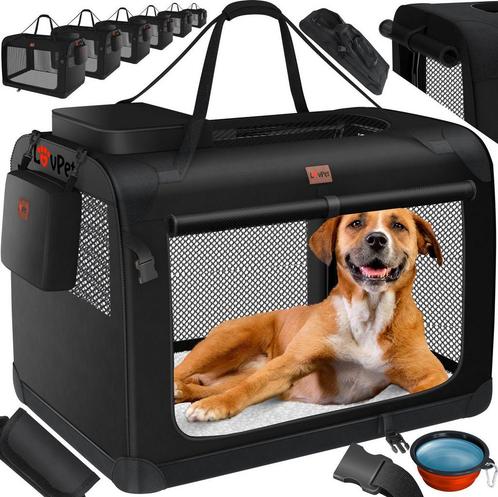 LOVPET® reisBench Hondenbench hondenbox honden transportbox, Dieren en Toebehoren, Overige Dieren-accessoires, Verzenden