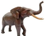 Beeldje - Olifant - Brons, Antiek en Kunst