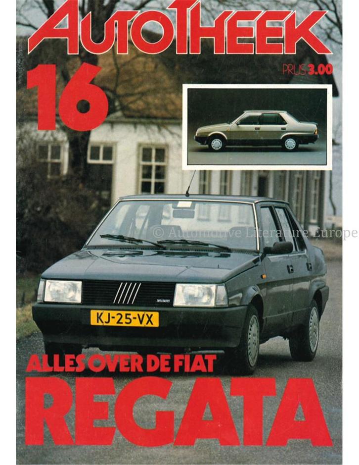 ALLES OVER DE FIAT REGATA, AUTOTHEEK 16, Boeken, Auto's | Boeken