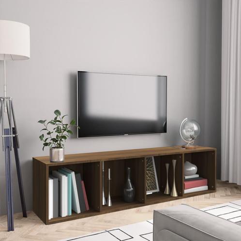 vidaXL Boekenkast/tv-meubel 143x30x36 cm bewerkt hout, Huis en Inrichting, Kasten | Wandmeubels, Nieuw, Verzenden