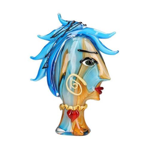 Sculpture, A surreal womans head - 40 cm - Verre, Antiek en Kunst, Curiosa en Brocante