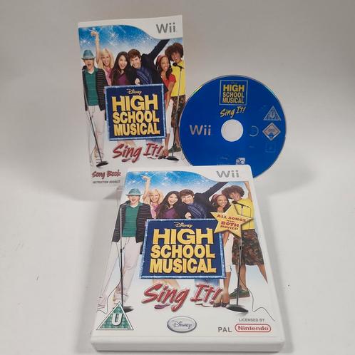 High School Musical Sing it Nintendo Wii, Games en Spelcomputers, Games | Nintendo Wii, Zo goed als nieuw, Ophalen of Verzenden
