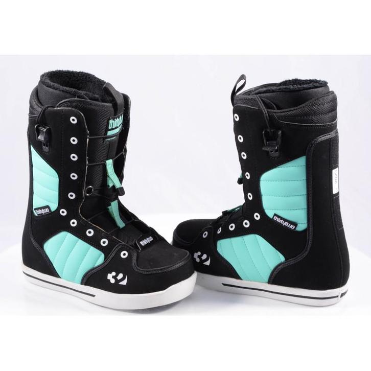 38 snowboard schoenen THIRTYTWO WOMENS 86 FT, black/turquoi, Sport en Fitness, Snowboarden, Verzenden