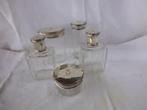 Antique Ensemble de toilette (5) - Baccarat - Argent - Set, Antiek en Kunst