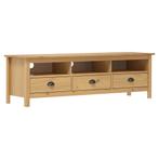 vidaXL Tv-meubel Hill 158x40x47 cm grenenhout honingbruin, Huis en Inrichting, Verzenden, Nieuw