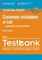 Common Mistakes at CAE... and How to Avoid Them Paperback, Verzenden, Zo goed als nieuw, Debra Powell