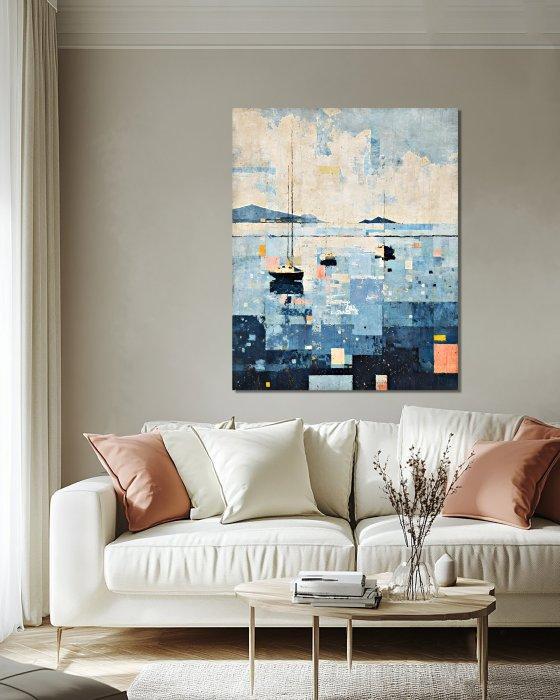 Chrystian Milanowski - The Geometric Shore - XL, Antiek en Kunst, Kunst | Designobjecten