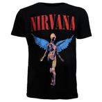 Nirvana In Utero Angelic Band T-Shirt Zwart - Officiële, Nieuw