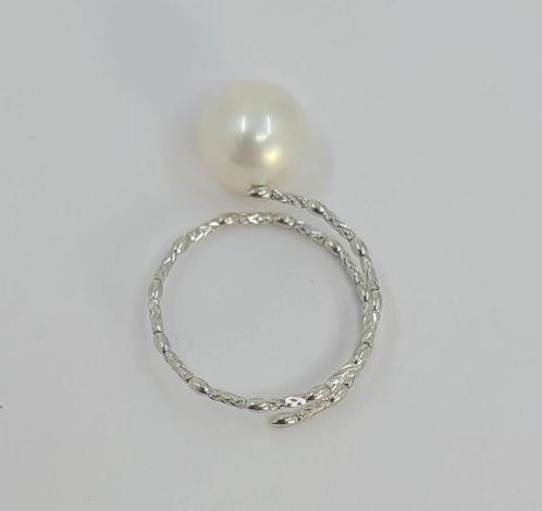 Zonder Minimumprijs - Ring - 18 karaat Witgoud - Ronde, Handtassen en Accessoires, Ringen