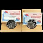 Spanje. 10 Euro 2002 Park Güell + Casa Milà (2 coins)