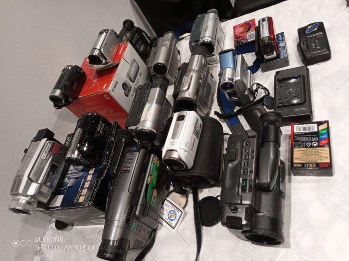 Sony, Canon, JVC, Samsung Job lot of camcorders mini dv,hi8, Verzamelen, Foto-apparatuur en Filmapparatuur