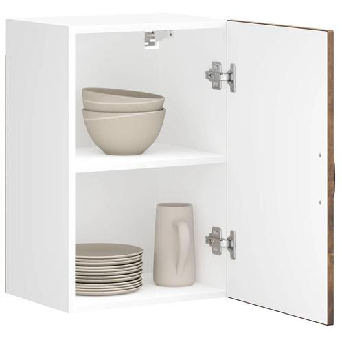 vidaXL Keukenwandkast Lucca bewerkt hout gerookt, Huis en Inrichting, Kasten | Overige, Nieuw, Verzenden