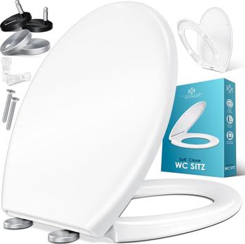 KESSER® WC bril met Soft Close Deksel - Toiletbril met Durop, Verzenden